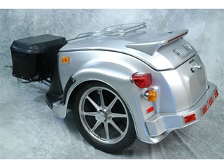 Road Star Motorcycle Trailer with Prestige Package from Bushtec