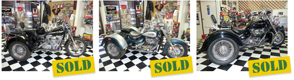 proven used Lehman Trikes from SO CAL TRIKE CENTER: trikes, bikes, trailers and side cars